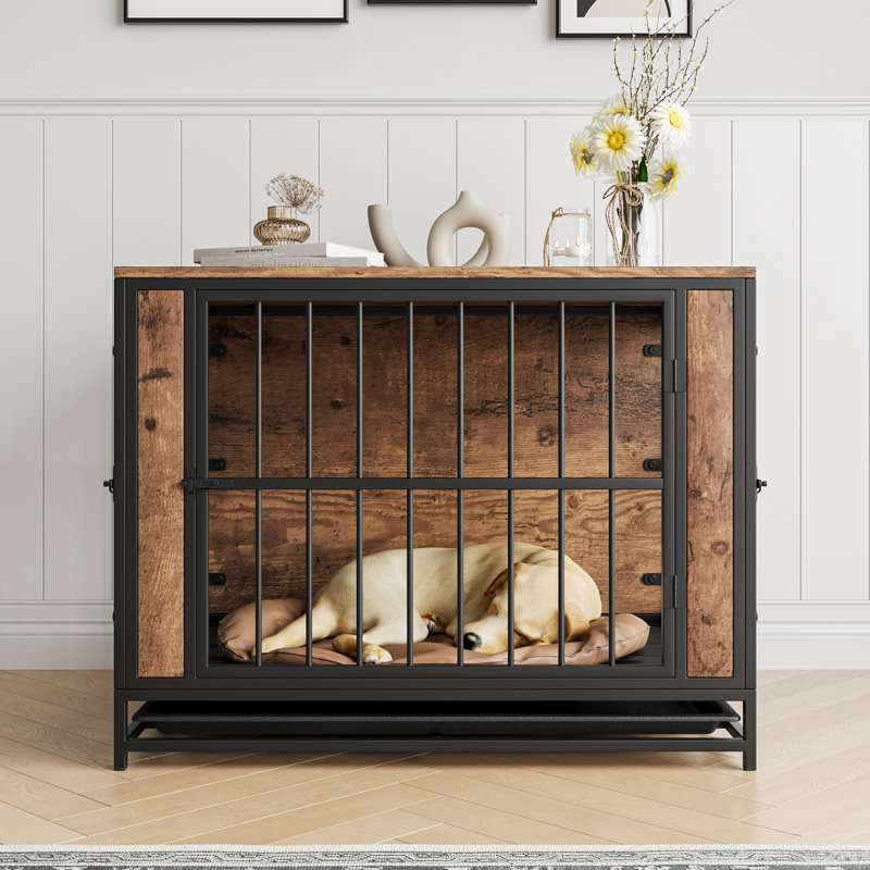 Cage pour chien, Grand (H 25,20 po x l 22,04 po x P 32,68 po)
