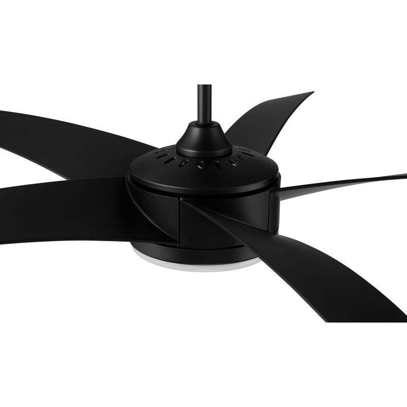 Ventilateur de plafond standard à 54 pales DEL 54 po avec télécommande et ensemble d'éclairage inclus Medeeha, Dos plat