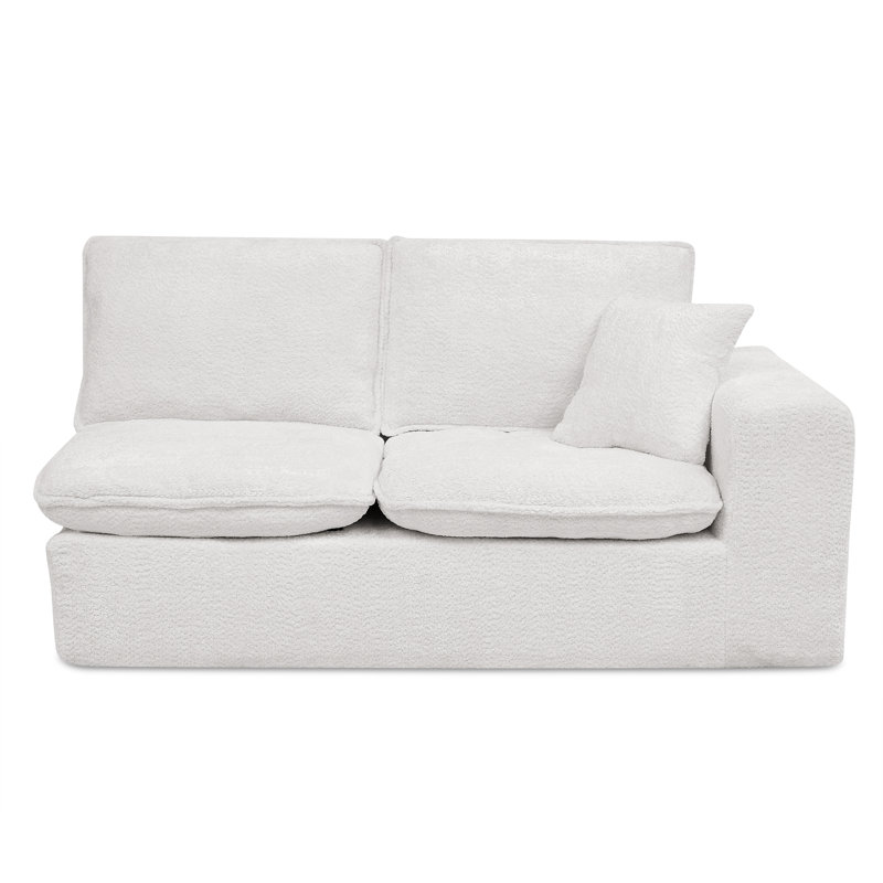 Right Hand Side Sofa with Pillows