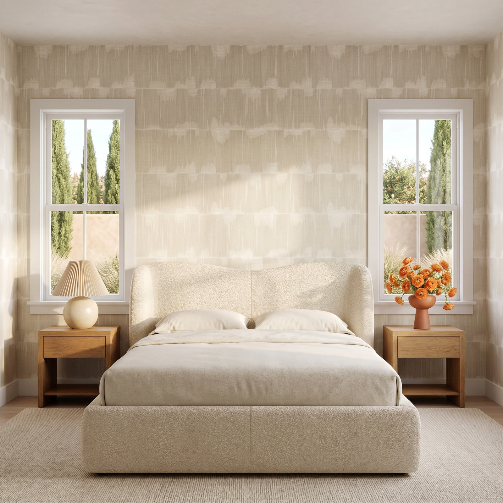 Evelia Peel & Stick Abstract Wallpaper, Neutral