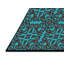 Tapis vert/mauve tissé à la machine-213092315