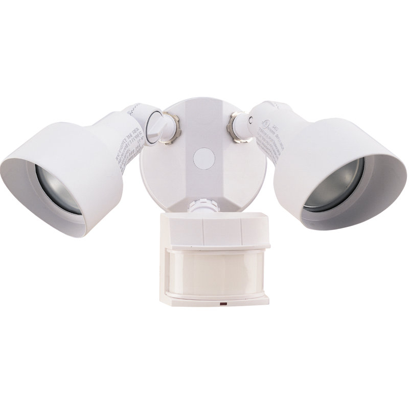 Kimimela Dusk to Dawn Outdoor Security Flood Light with Motion Sensor, White