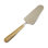Gold Hollow Braid Cake Server