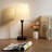 15'' Minimal Table Lamp Set with Touch Control, AC Outlet and USB A&C Ports