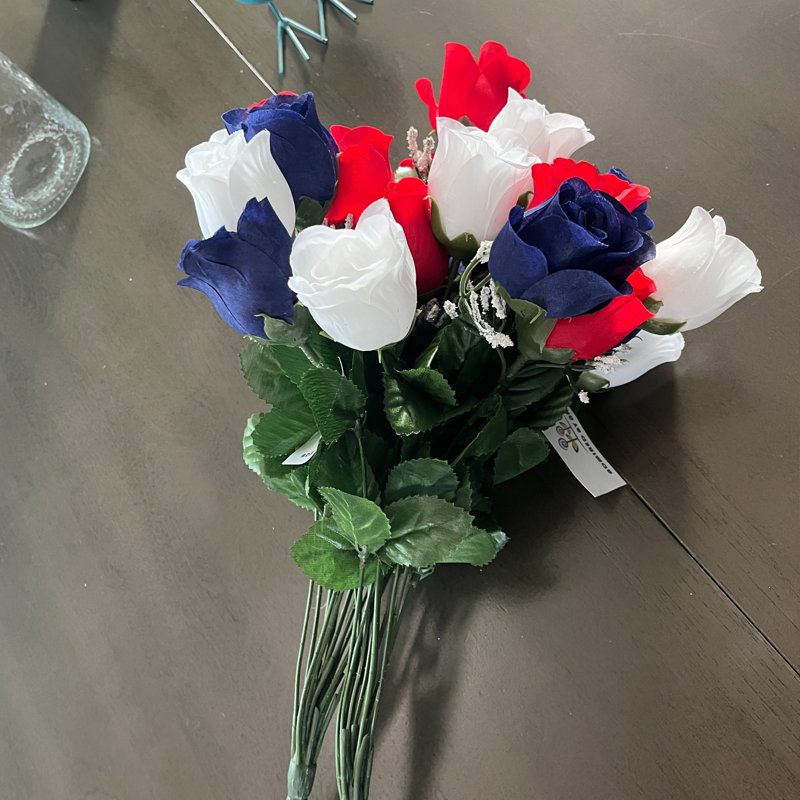 Arrangement, Red/White/Blue, 19" H x 10.5" W x 5.5" D