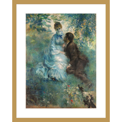 «Lovers» par Pierre-Auguste Renoir, impression giclée sur cadre