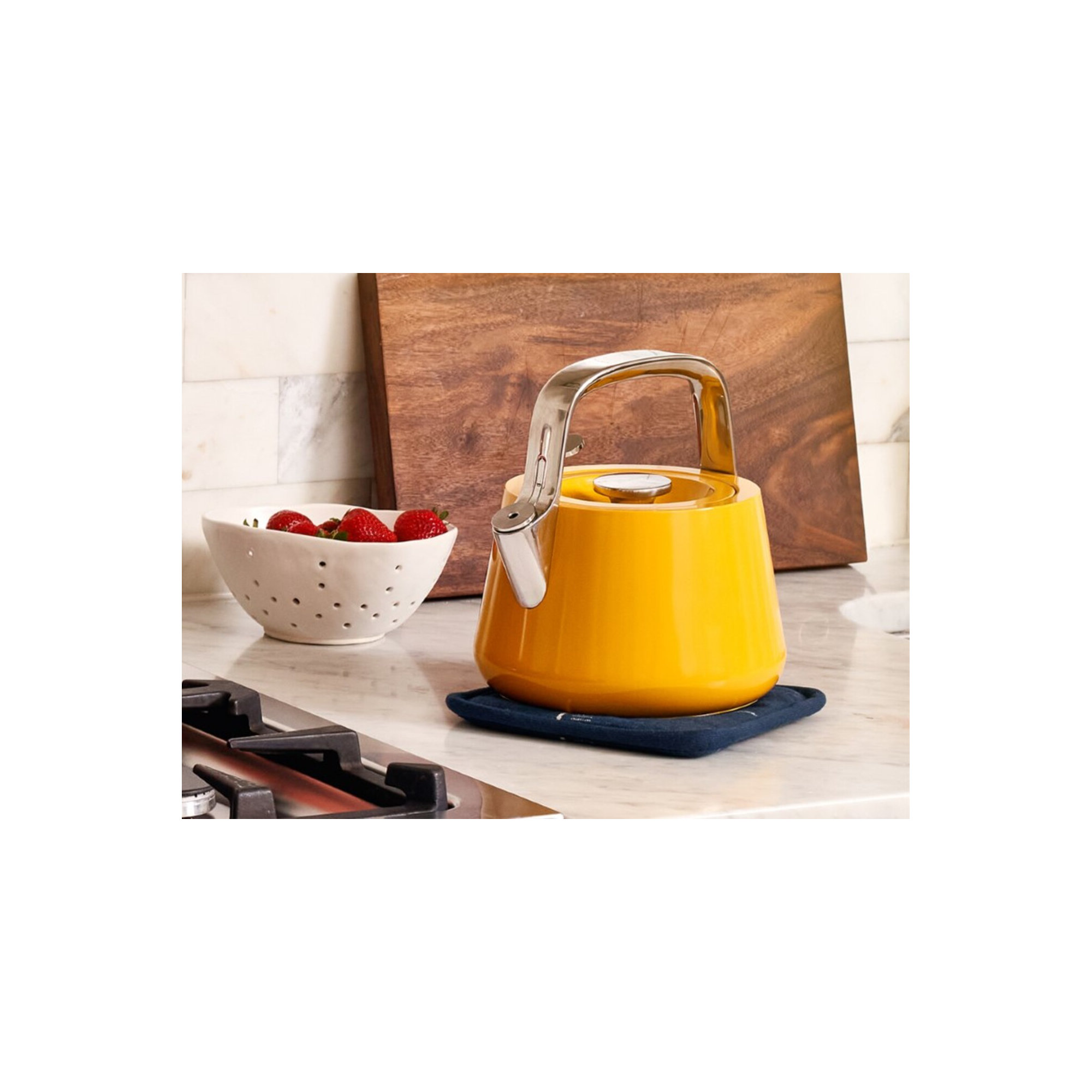 Caraway Stovetop Whistling Tea Kettle, Marigold