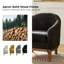 Joseph Modern Boucle Armchair Chair with Barrel Back-926041291