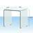 Allson Glass Top End Table-2140357469
