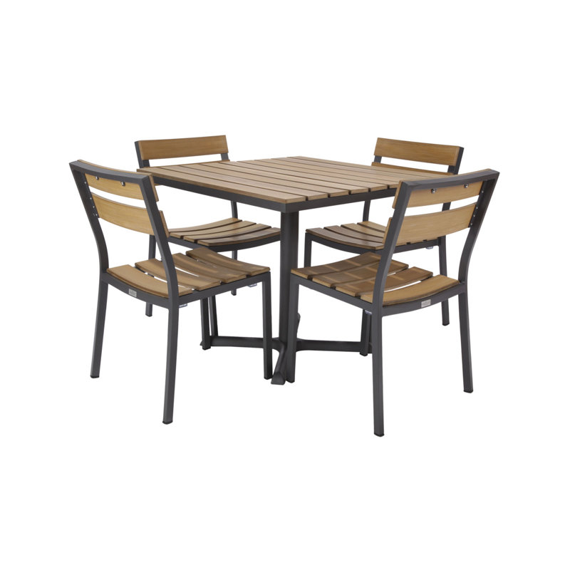 Asher Outdoor 5 - Piece Dining Set
