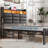 Bed Frame With Storage Headboard, Upholstered Metal Bed Frame With LED Lights, Charging Station, Heavy-Duty Metal Slats Support, Noise-Free-657389315
