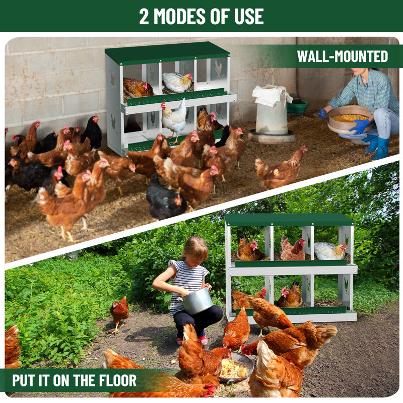 Chicken Egg Incubator, 67.5cm H x 81.5cm W x 43cm D, Green