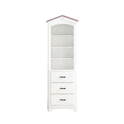 Sartain 3-Drawers Bookcase with Cabinet