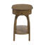 Table de bout moderne Atreu Mid-Century avec station de charge-976853877