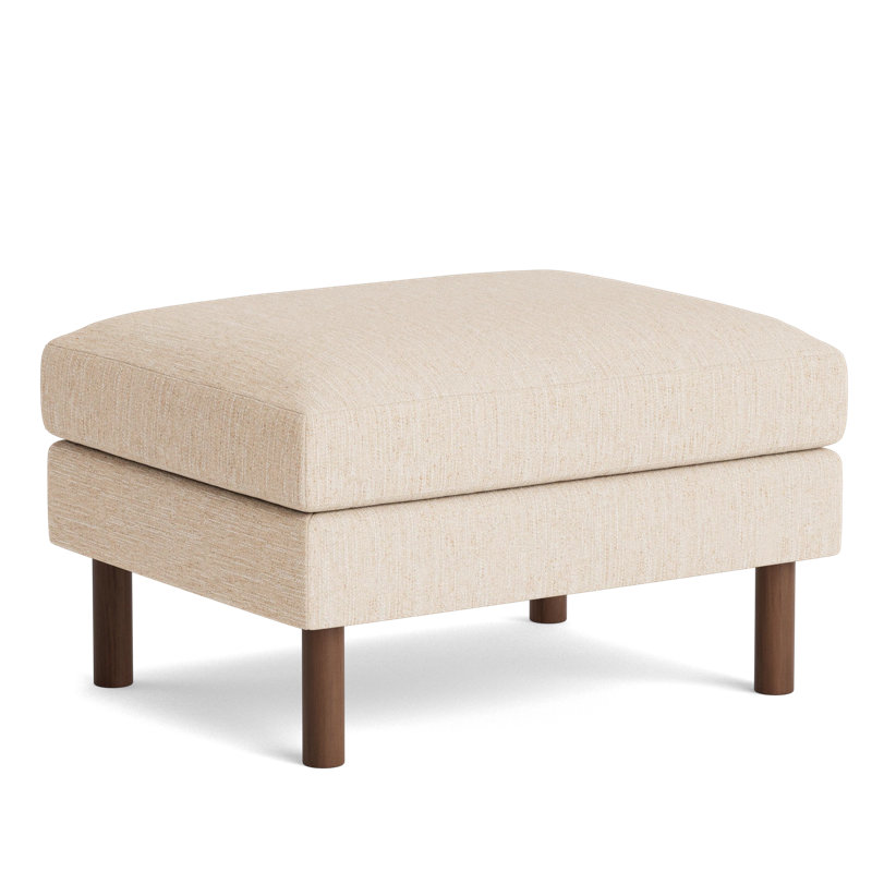 Laguna Ottoman, Performance Weave - Tan