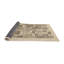 Tapis beige/gris contemporain-925899492