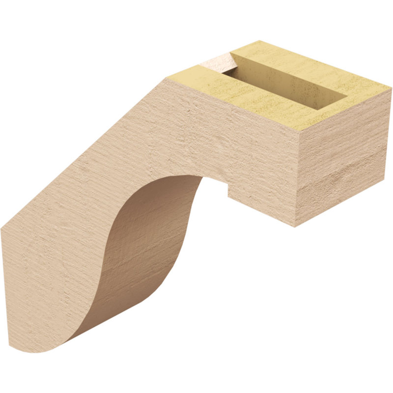 Attelle de genou Del Monte, H 10 po x l 3 po x P 10 po