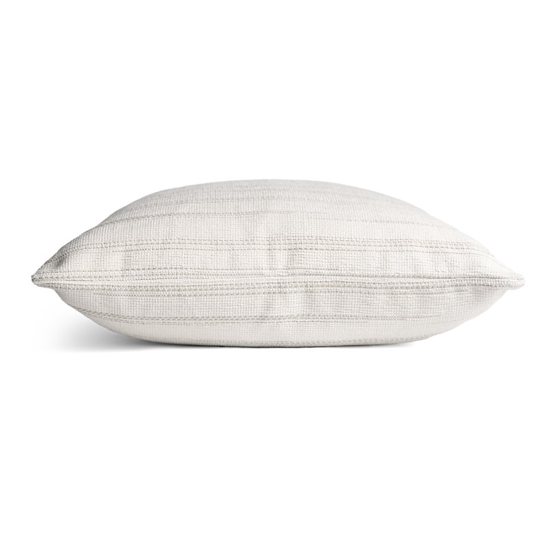 Elements Square Indoor/Outdoor Pillow Cover & Insert, Square 22", Pebble
