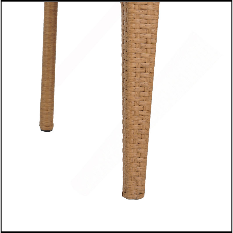 Chaises d'extérieur polyvalentes empilables avec matériaux durables et design élégant, ensemble de 2
