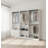 Kalinikos Freestanding Walk in Wood Closet System-1019536626