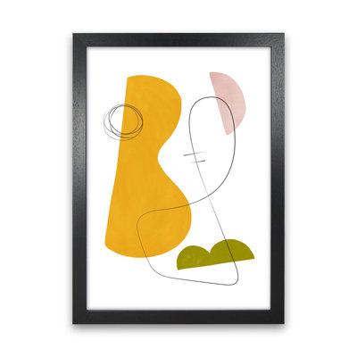 Abstraction With Grey Lines III - Print