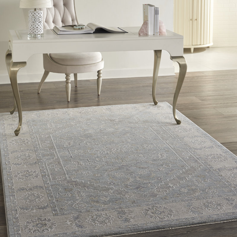 Tapis bleu Ryann, Rectangle 5 pi 3 po x 7 pi 8 po