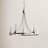 Laurie 5-Light Dimmable Wagon Wheel Chandelier-954994405