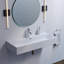 Lavabo de salle de bain mural rectangulaire 40 "Claire-81904399-81904398