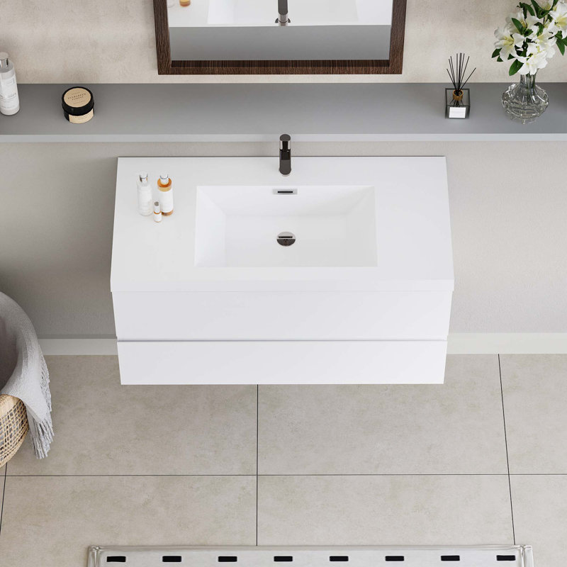 Floating Bathroom Vanity With Sink