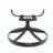 3-Piece All-Weather Cast Aluminum Dining Set, Include 2 Swivel Chairs And Round Table With Frame-1687907758
