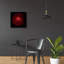 Art mural épique «Red Flower on Black 05» par Tom Quartermaine-101672287