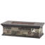 Foyer rectangulaire 50 000, fabriqué en oxyde de magnésium, gris pierre, 57,9 l x 25,82 x P 17,72 h, aucun assemblage requis à partir de maintenant