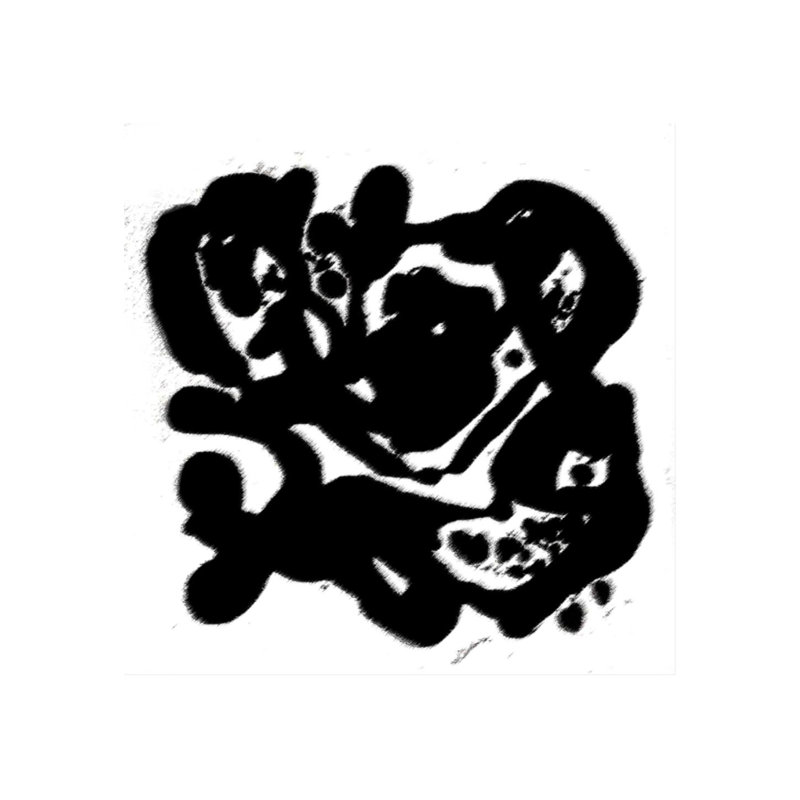 «Rorschach I» par Jeffrey Goodman - reproduction d'art, Mat, H 18 po x l 18 po x P 1,5 po