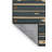 Washable Slate Ivory Striped Area Rug-585558038
