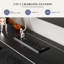 Structure de lit rembourrée avec lumières DEL, tête de lit à 2 niveaux et station de charge-919086830-930476882-938020431