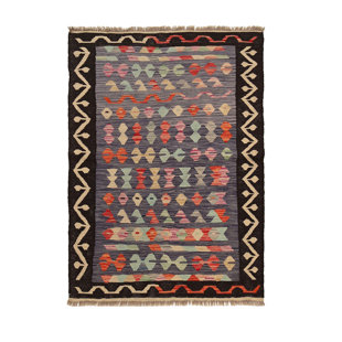 Hand Knotted Wool Southwestern Rug