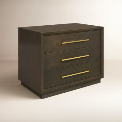 Table de chevet 3 tiroirs Langley