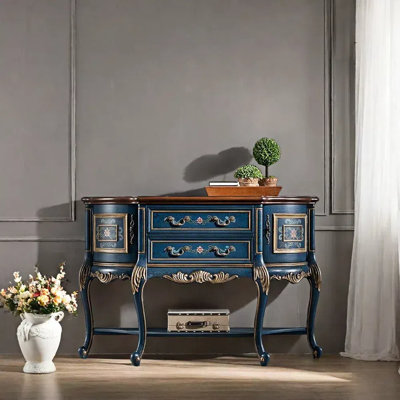 Hand-Painted  Hallway Cabinet