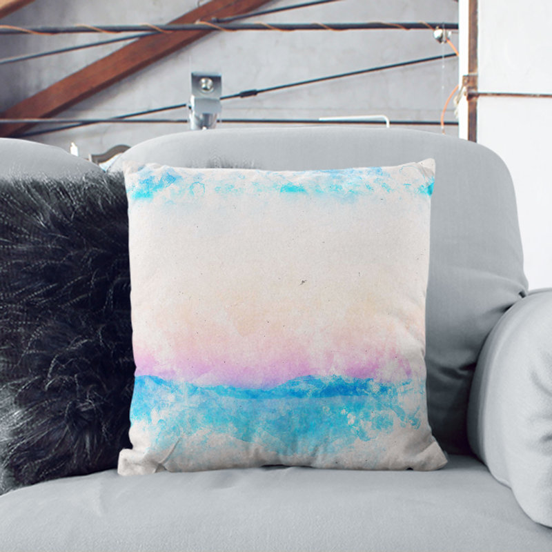 Cold Mountain Cushion with Filling, Black, 55cm H x 55cm W x 20cm D