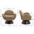Swivel Armchair With Solid Wood Base-121450839