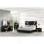 Commode de style contemporain 1 pièce 5 tiroirs à queue d'aronde anglaise avec motif peint à glissières à roulement à billes