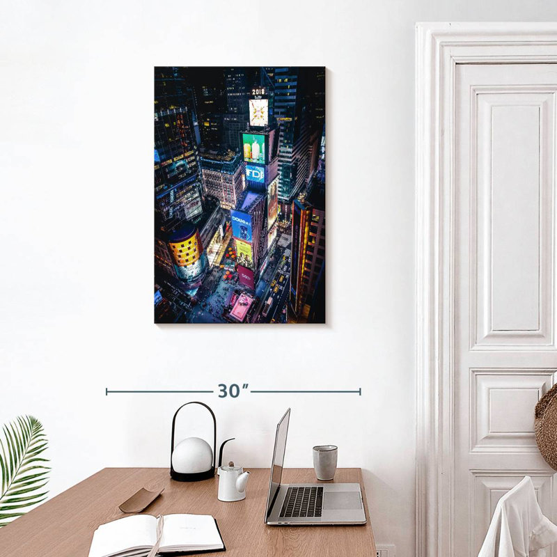 Aime New York Electronic Ads, 30" H x 20" W