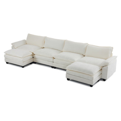 Latitude Run® 4-Seat Sectionals With 2 Ottoman