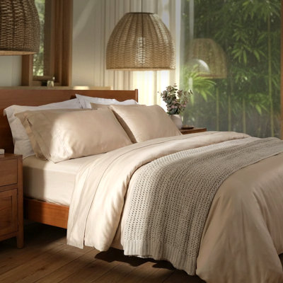 Threadmill 100% Bamboo Sheets | Sateen Sheets for Cool, Breathable Comfort