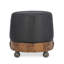 MS Upholstery Cylinder Leather Ottoman