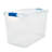 Homz Storage Organizing Container Bin with Latching Lids-71007994-71007995-97291500
