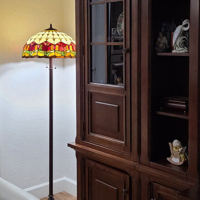 Hathorn 62'' Dark Bronze Traditional Floor Lamp