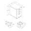 File Cabinet, Rolling Mobile, Storage Drawers, Printer Stand, Office, Work, White Laminate, Contemporary, Modern