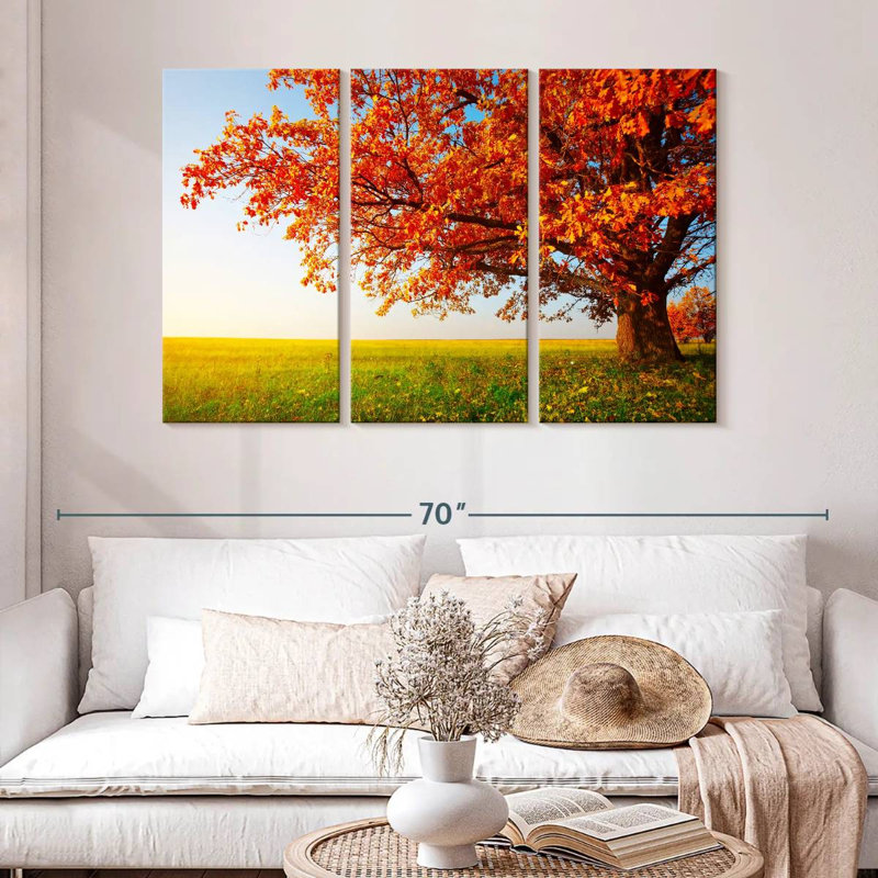 Harnek Autumn Oak Tree, 32" H x 50" W