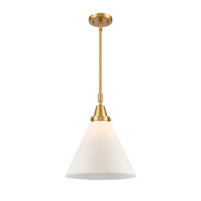 Luminaire suspendu conique 1 lumière Ashwath
